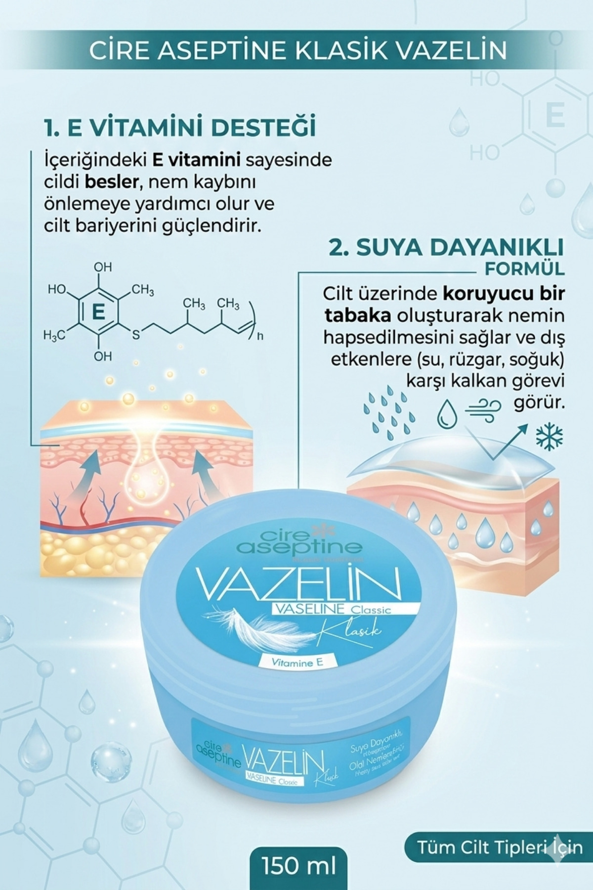 Vazelin Klasik 150 ml — 8682276600553 — تصویر 3 از 6