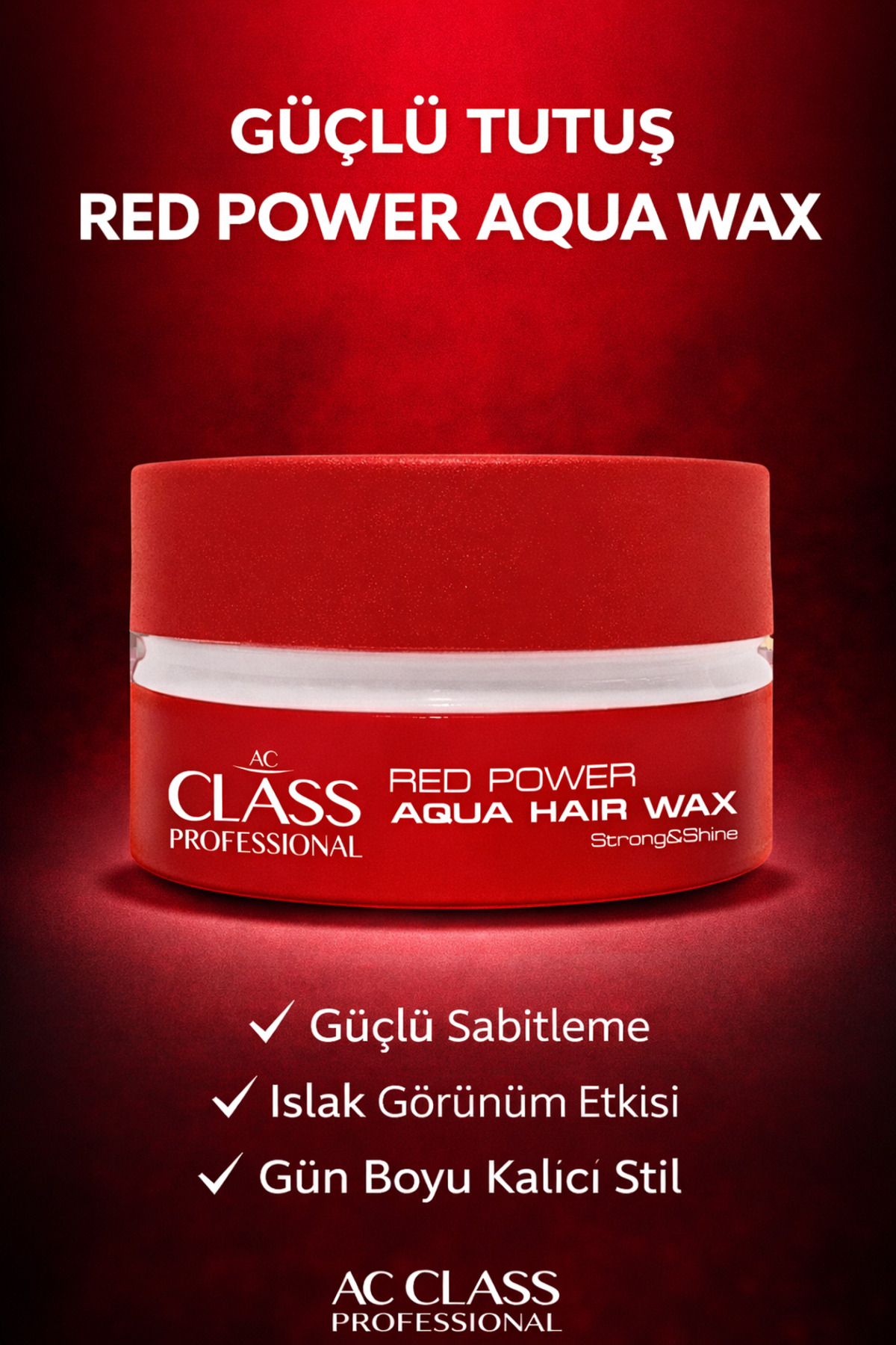 AC CLASS Wax 150 Ml Kırmızı Red Power — 8697926025259