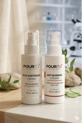 Pour Toi Leke Karşıtı + Beyazlatıcı Krem Seti 100 ml