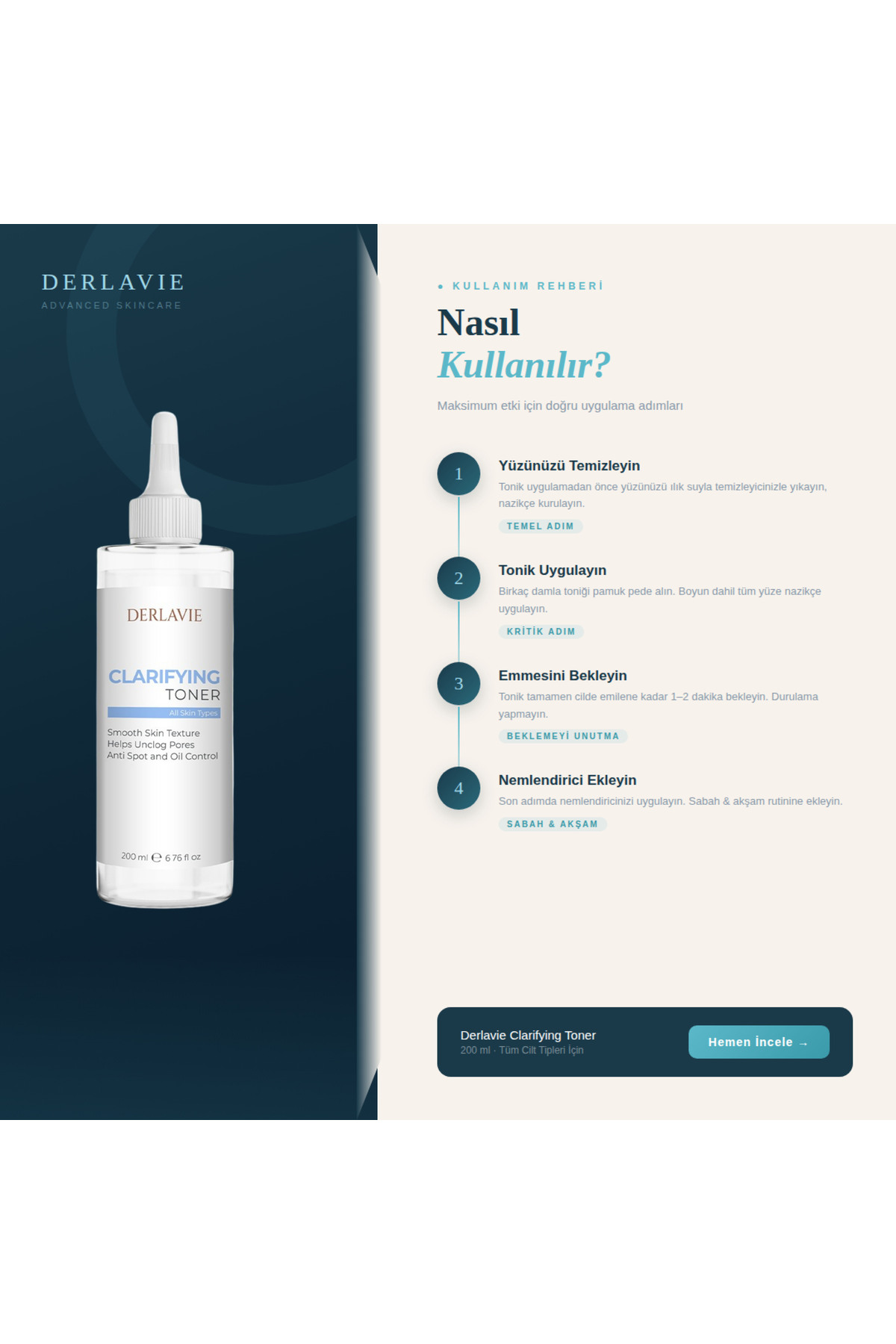 Salisilik Asit Tonik 200 ml – Gözenek Sıkılaştırıcı ve Canlandırıcı Cilt Toniği — DRV-TNK-200 — تصویر 3 از 5