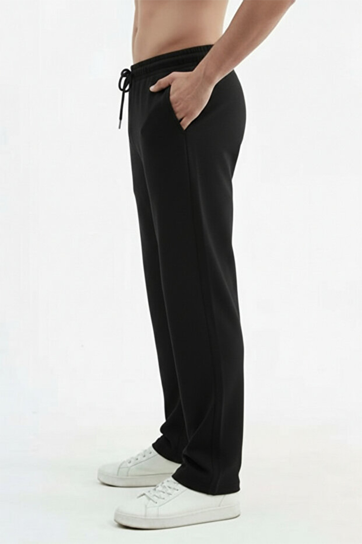 OXVİN  Walker Baggy 4'lü Oversize Eşofman Altı Bol Paça 2 Iplik Orta Kalınlıkta Uzun (ORİJİNAL KALIP) - Görsel 2