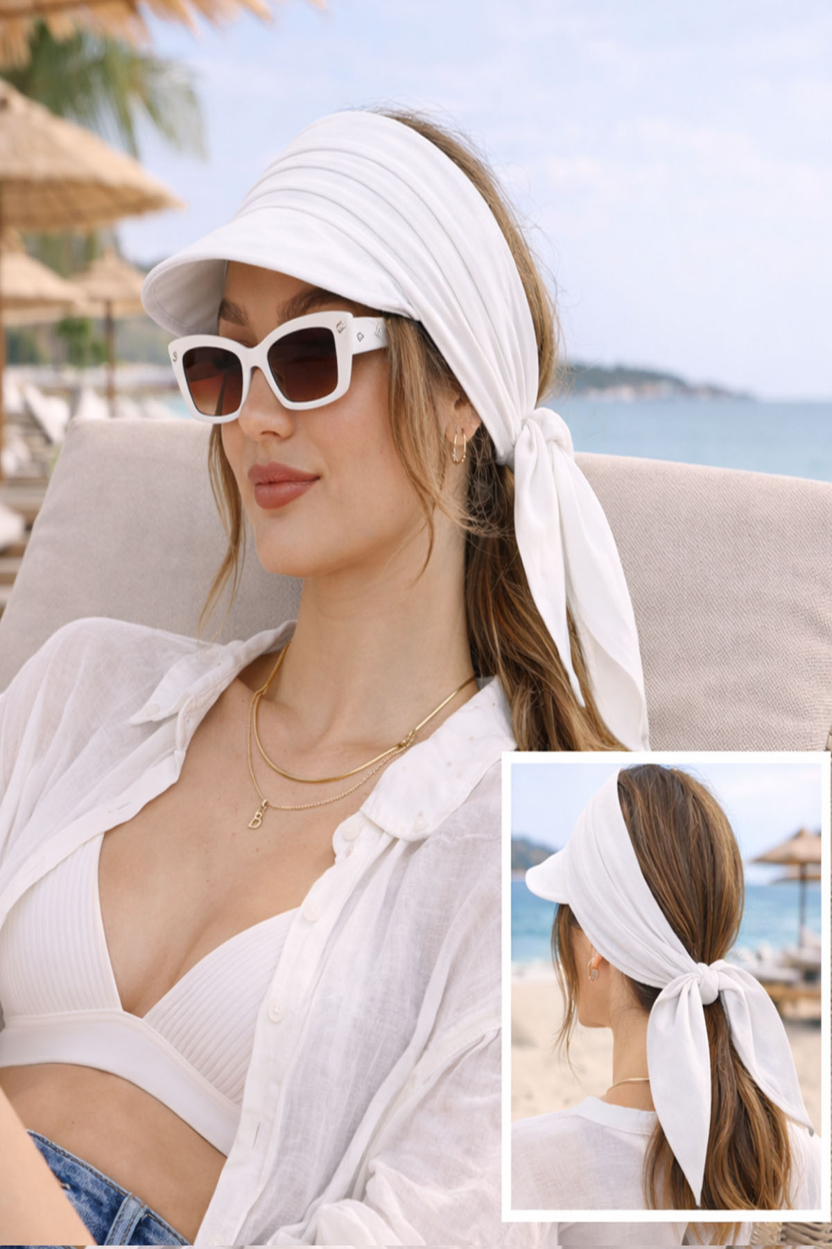 Ritagarcia Safari Bandana Vizör Şapka görsel 7