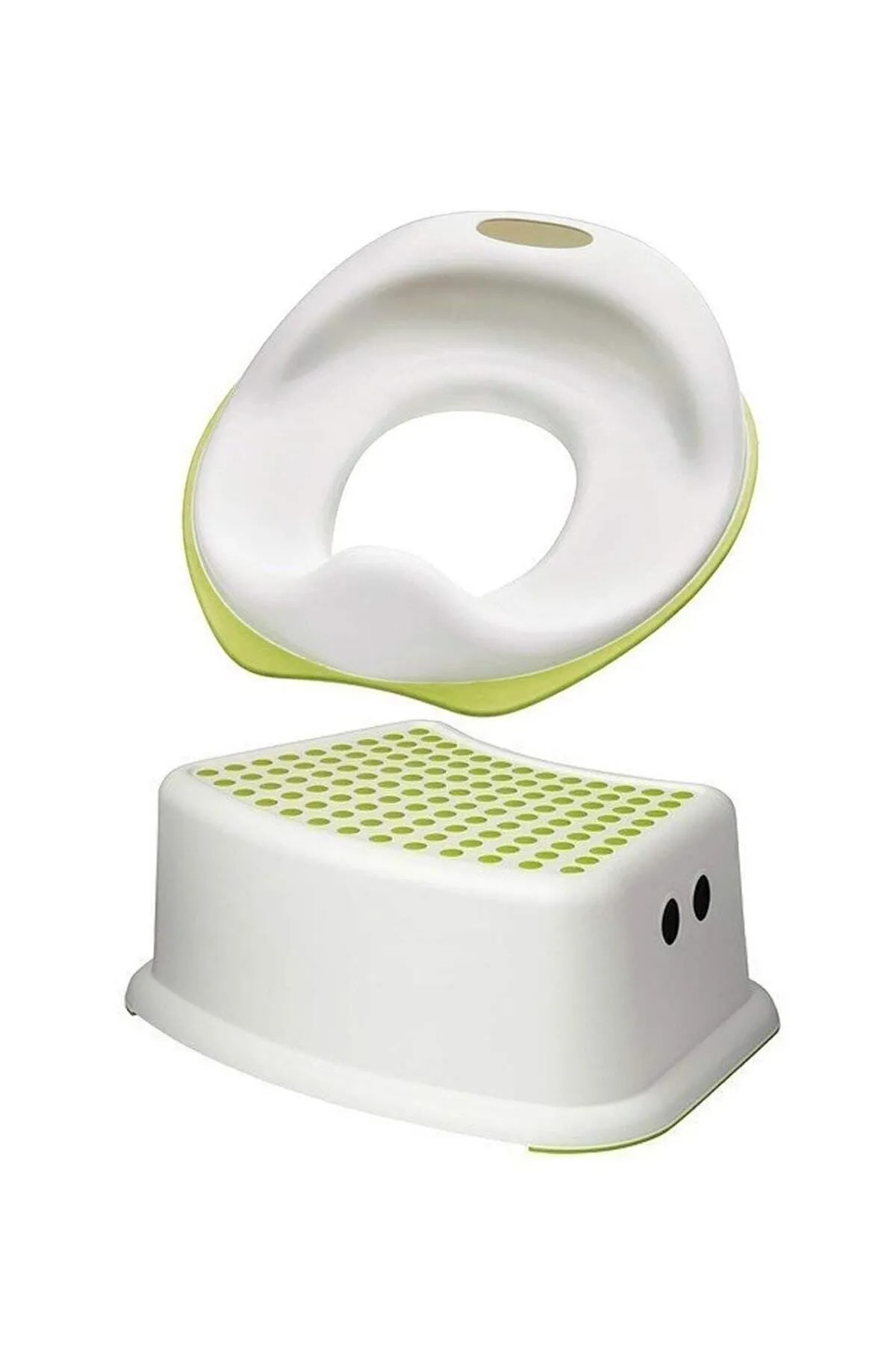 IKEA Çocuklar Için Tuvalet Eğitim Seti TOSSIG Klozet Adaptörü ve FÖRSIKTIG Kaydırmaz Çocuk Basamağı fotoğrafı 7 (önizleme)