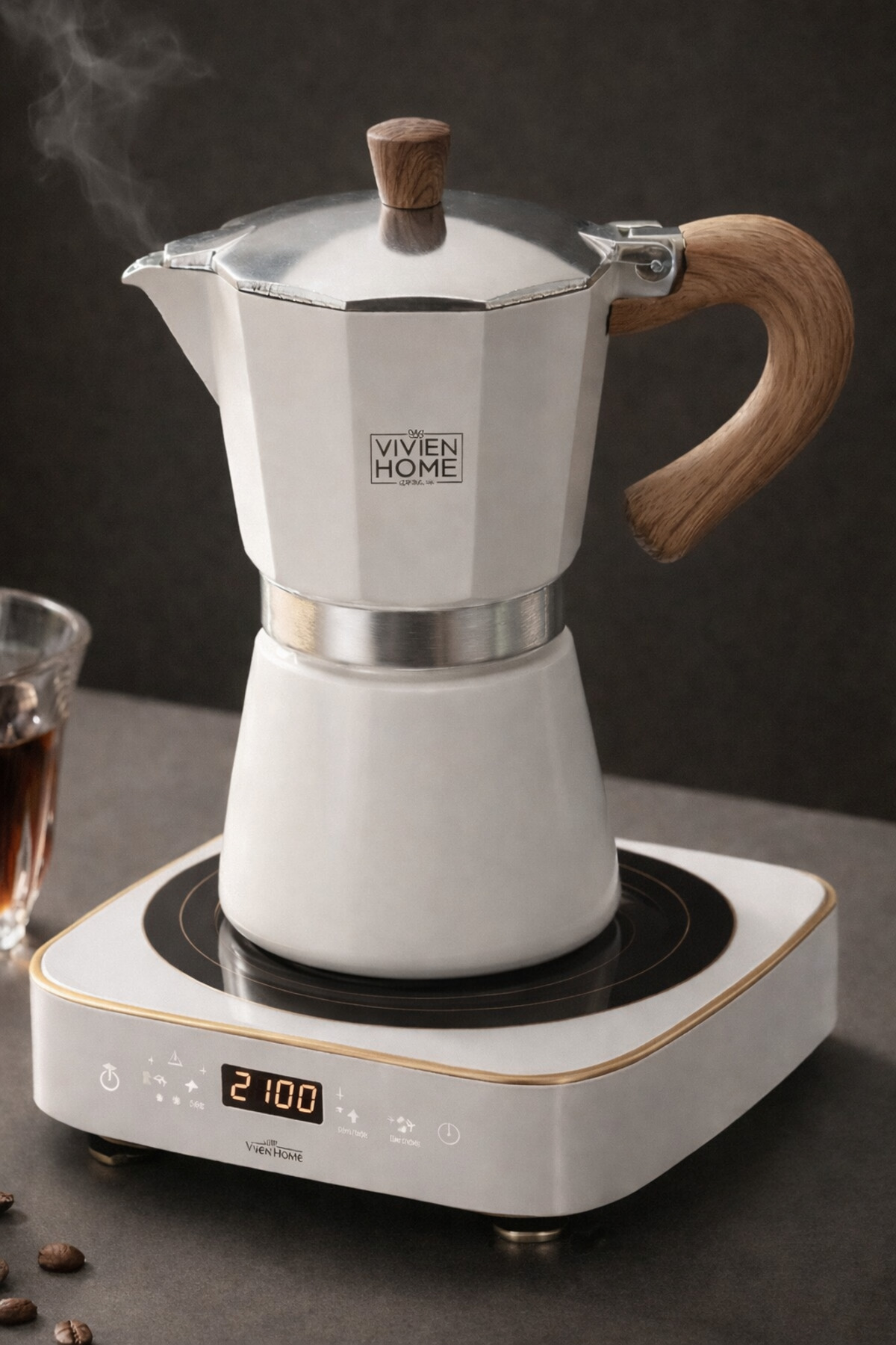 Vivien Home Mokapot 6-cup Coffeehutt Bigg Coffee Kahve Demleme