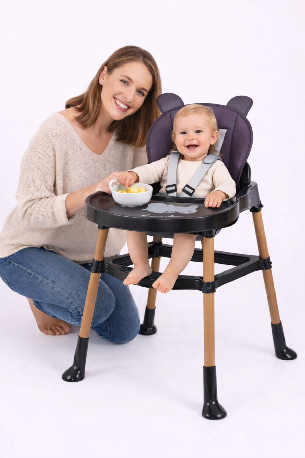 BebeMango Premium Mama Sandalyesi + Ekstra Yumuşak - Ergonomik ve Kolay Temizlenebilir- (MİNDER HEDİYELİ)