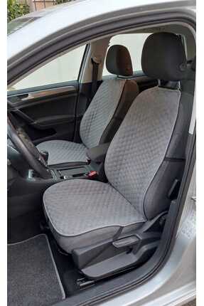 ER-AY OTO TEKSTİL Lüks Kapitone Desenli Antislip Araba Koltuk Koruyucu Üçlü M...