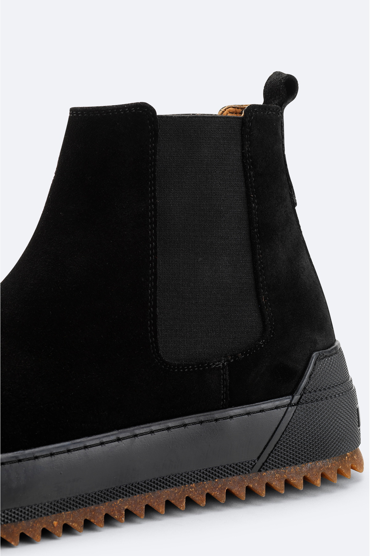 Avva  Erkek Siyah %100 Süet Esnek Taban Hafif Chelsea Bot B008009 - Görsel 3