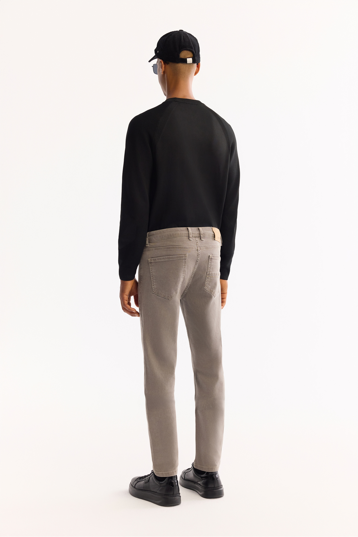 Avva  Erkek Vizon Eskitme Yıkamalı Esnek Berlin Slim Fit Jean Pantolon B003524 - Görsel 7