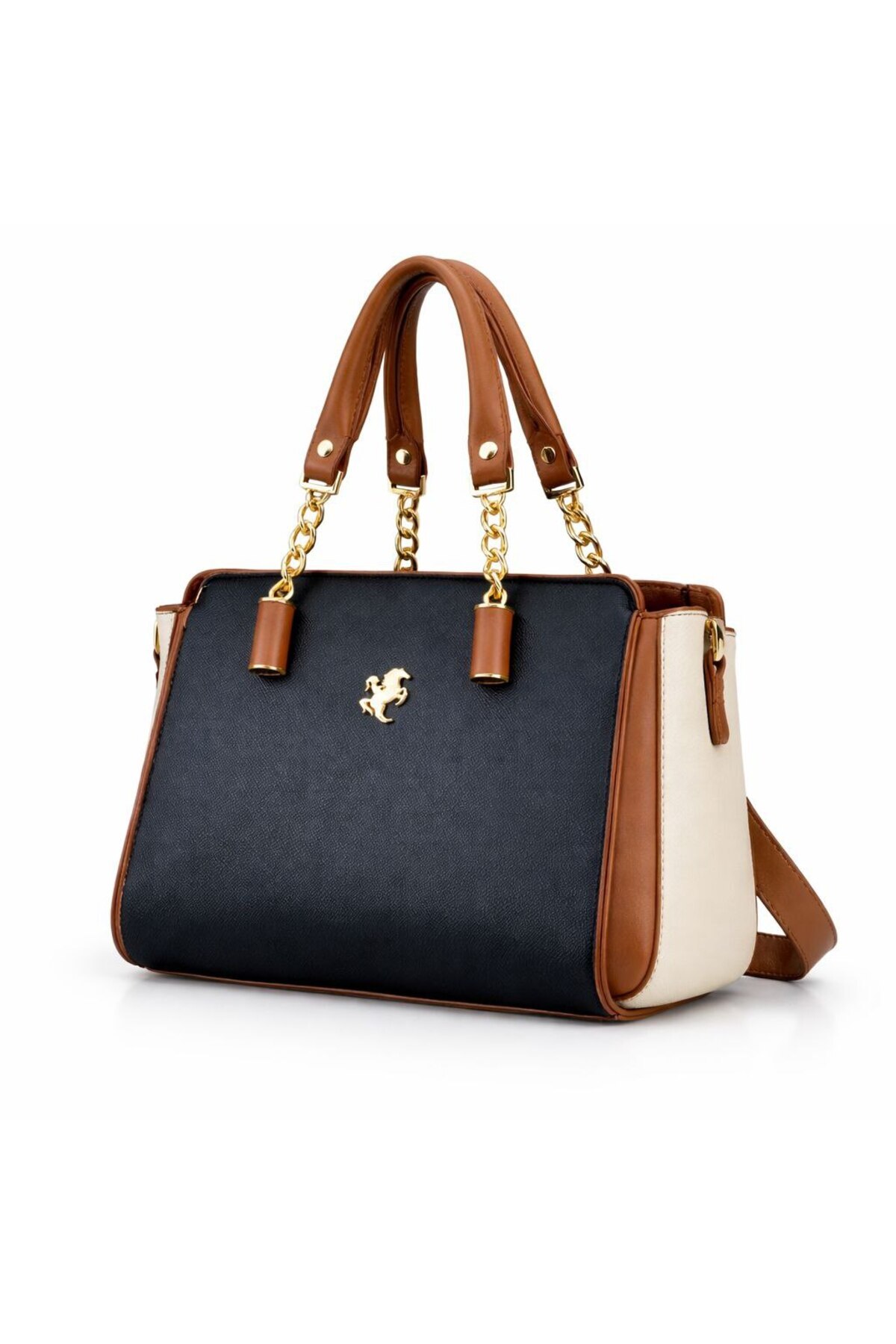miami polo WOMEN'S beige 4 COMPARTMENT hand and SHOULDER BAG