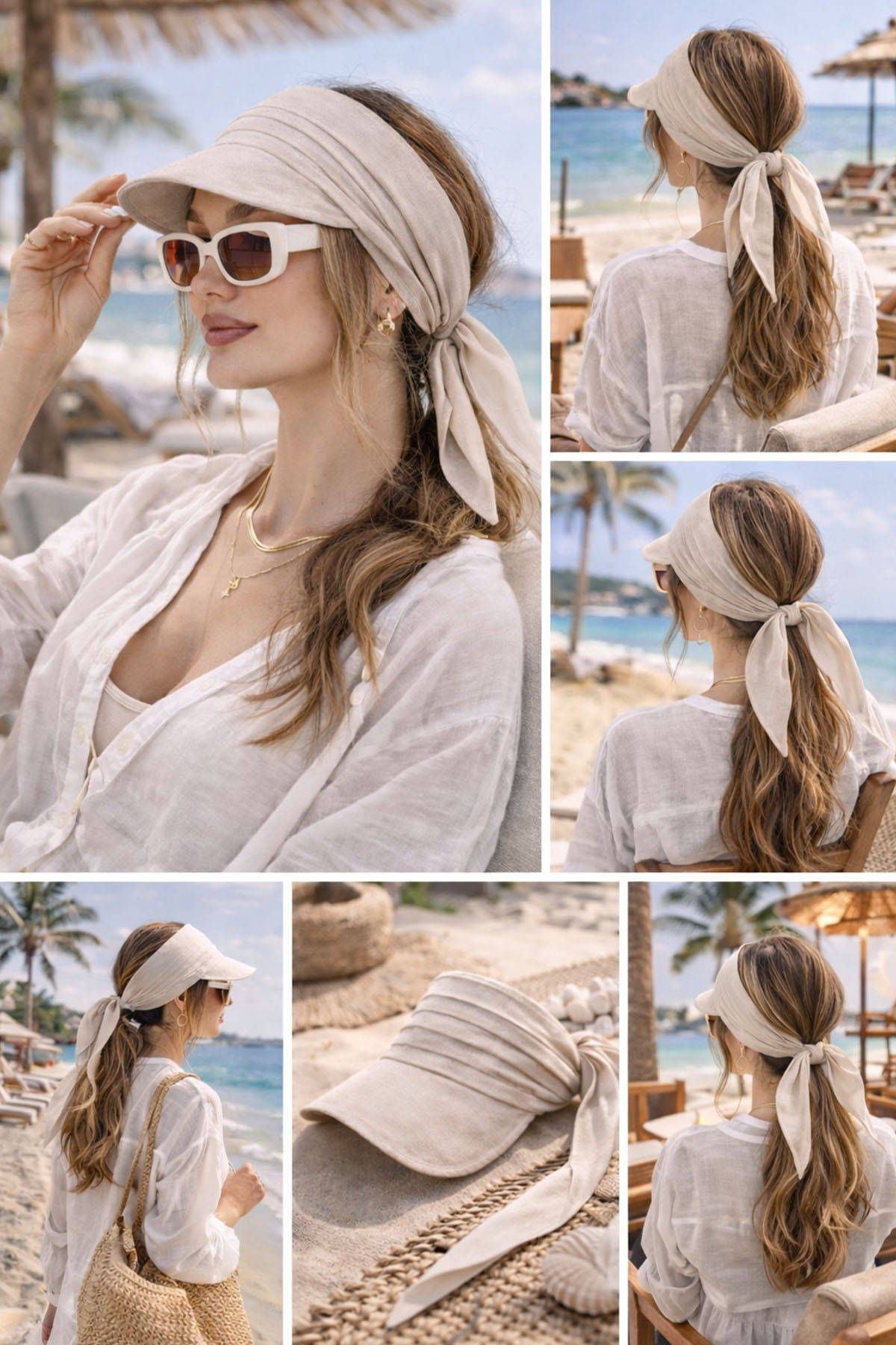 Ritagarcia Safari Bandana Vizör Şapka görsel 2