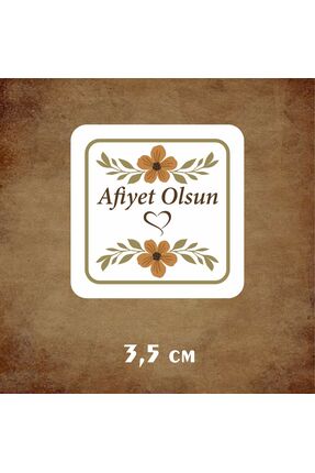 Butik AFİYET OLSUN12 YAPIŞKANL ETİKET -STİCKERS-70 ADET