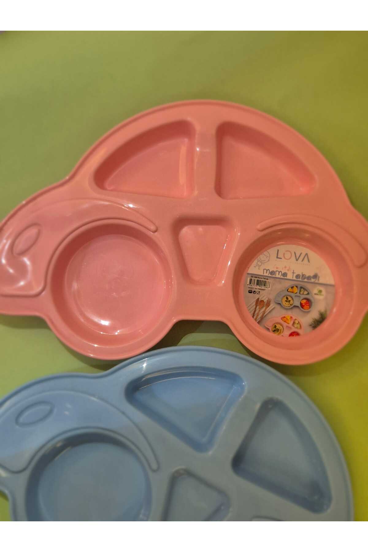 Lova PLASTİK MAVİ MAMA TABAĞI ARABA MODEL 30X17 CM fotoğrafı 6 (önizleme)