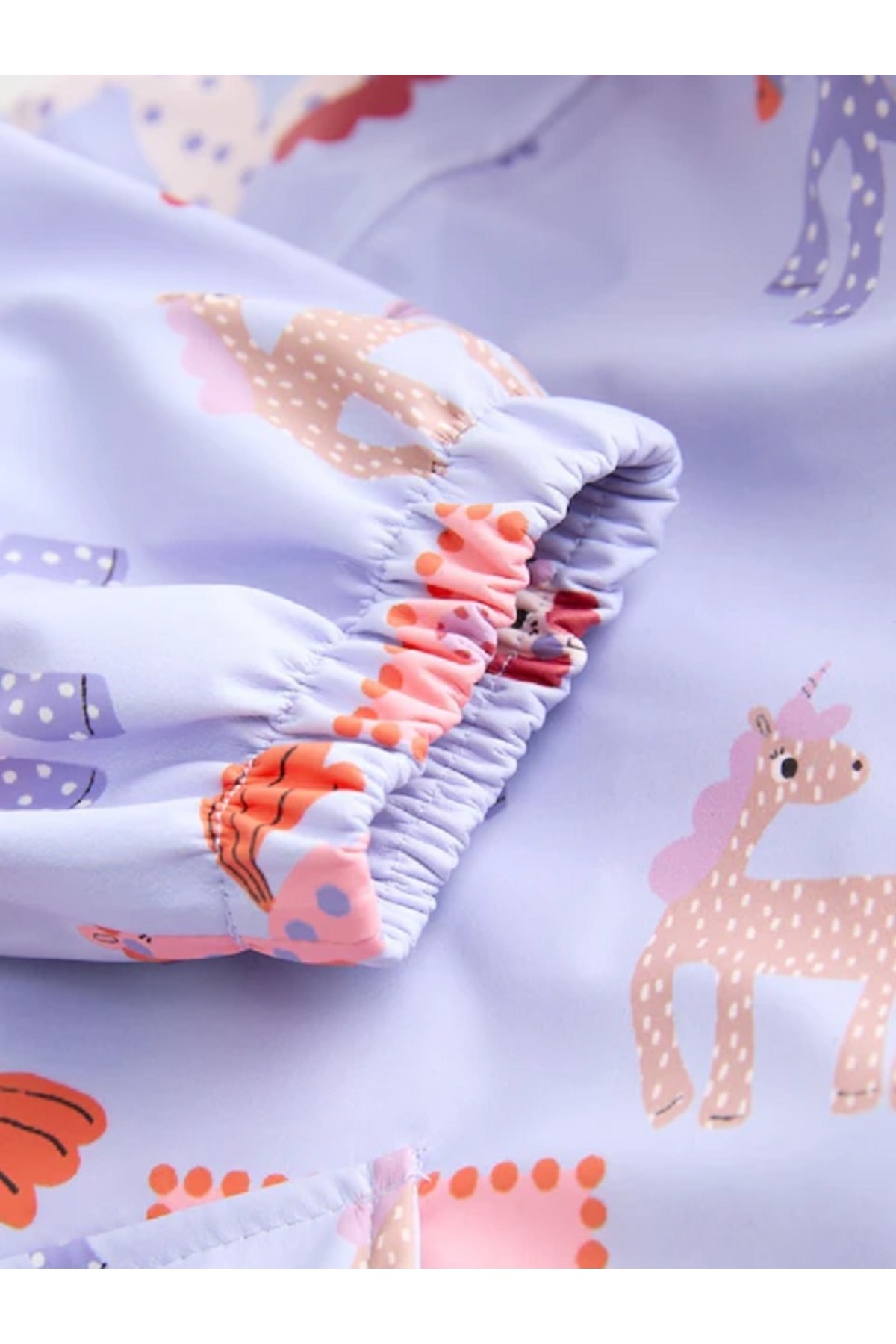 Next Baby Mor Tek Boynuzlu At Desenli Yağmurluk fotoğrafı 7 (önizleme)