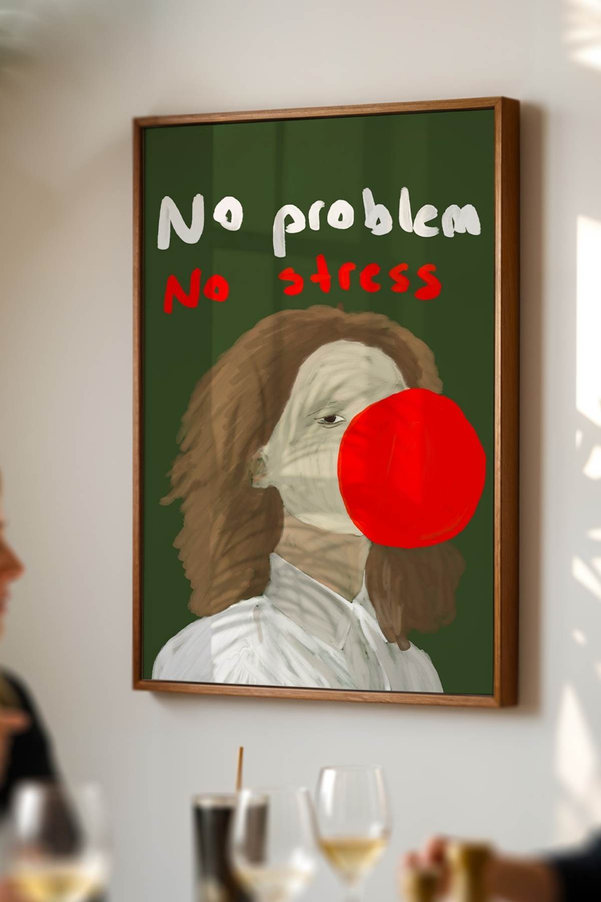 2’li Modern Tablo Poster Seti Yazılı ve Figürlü Salon Duvar Dekoru Çerçevesiz
