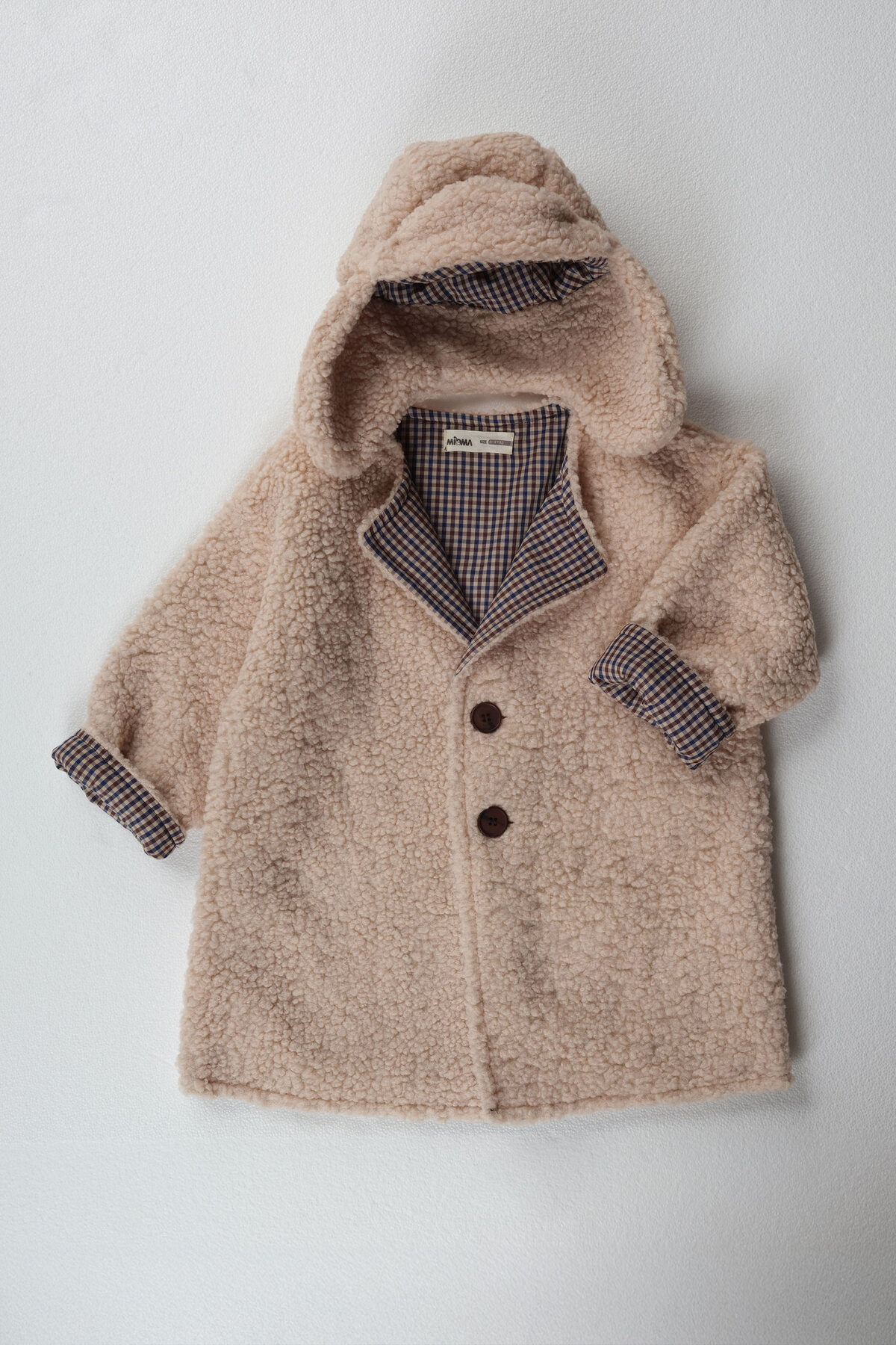 Mioma Kids Peluş Ceket Bej fotoğrafı 6 (önizleme)