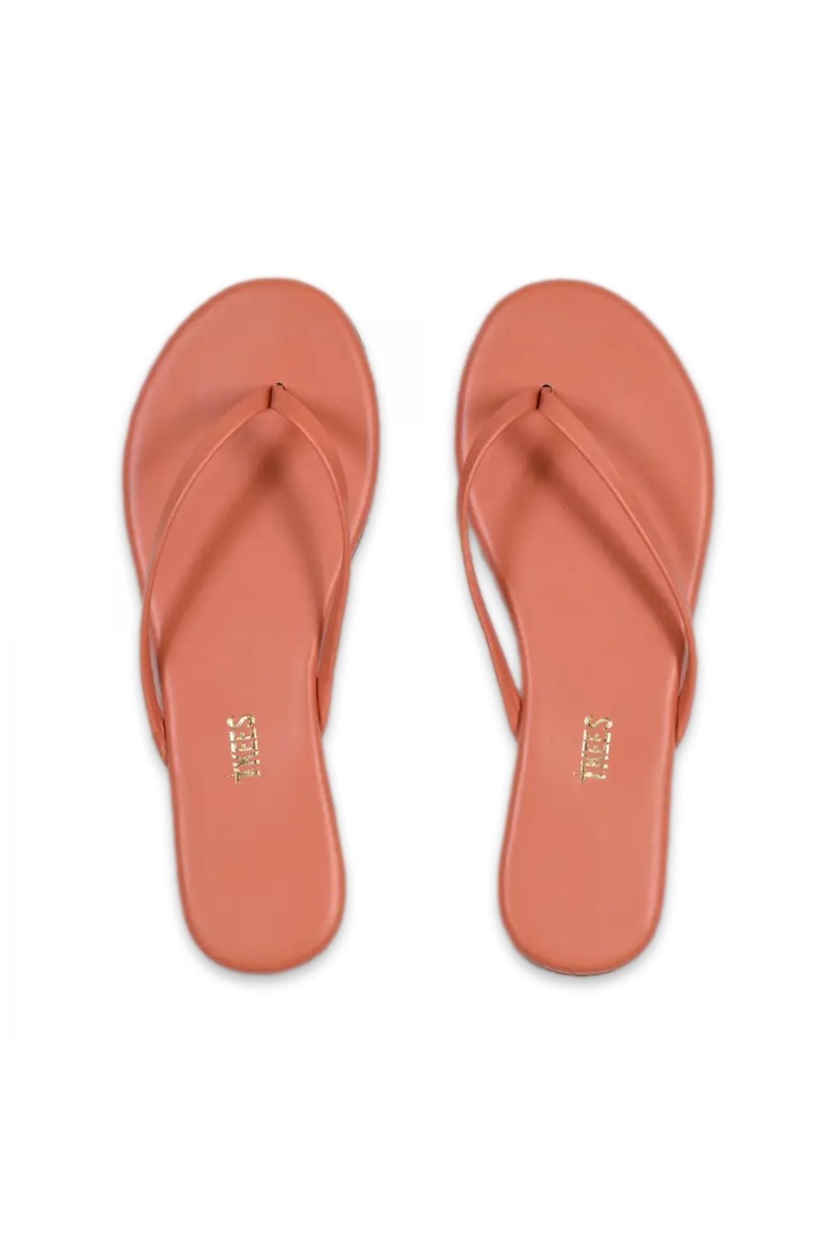 Tkees Flip-flops Tk-2023 portocalii pentru femei papuci- Trendyol