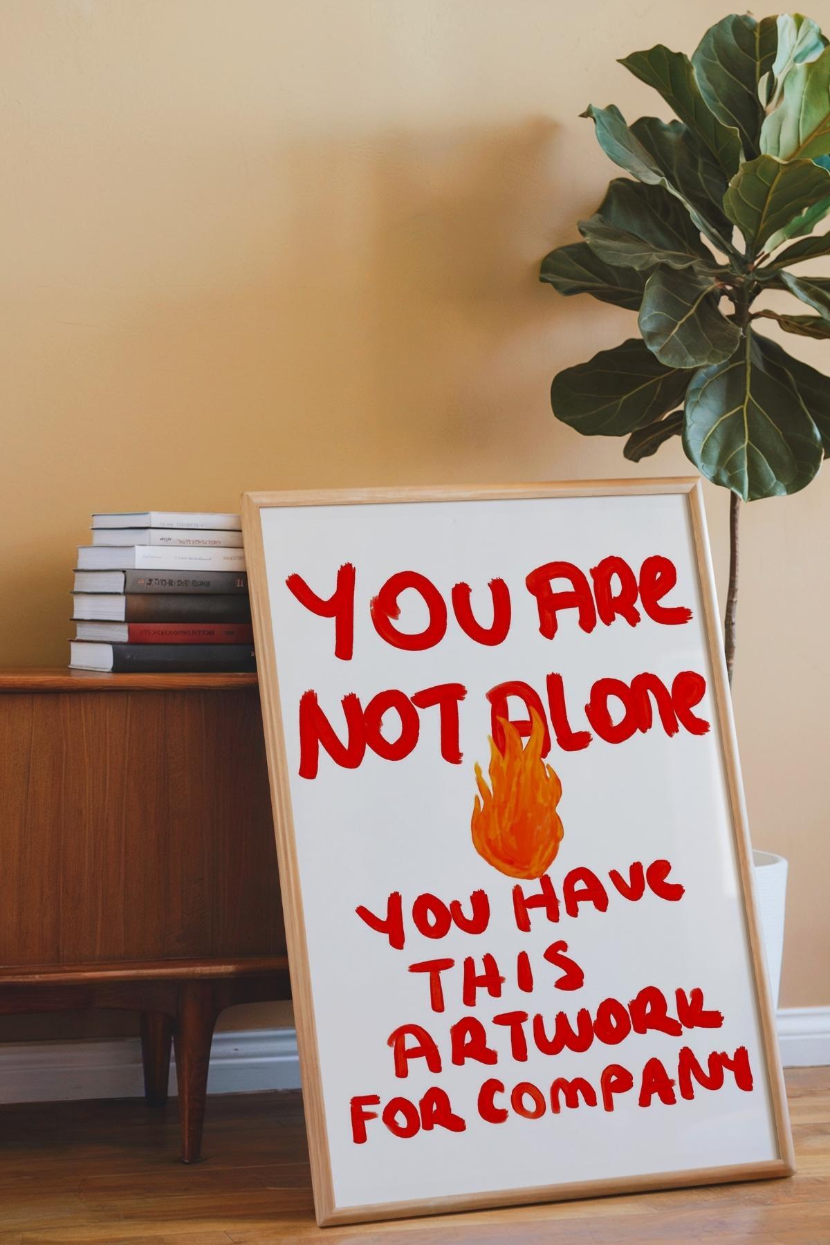 Modern Yazılı Tablo Poster Duvar Dekoru Motivasyon Sözlü Tasarım Çerçevesiz