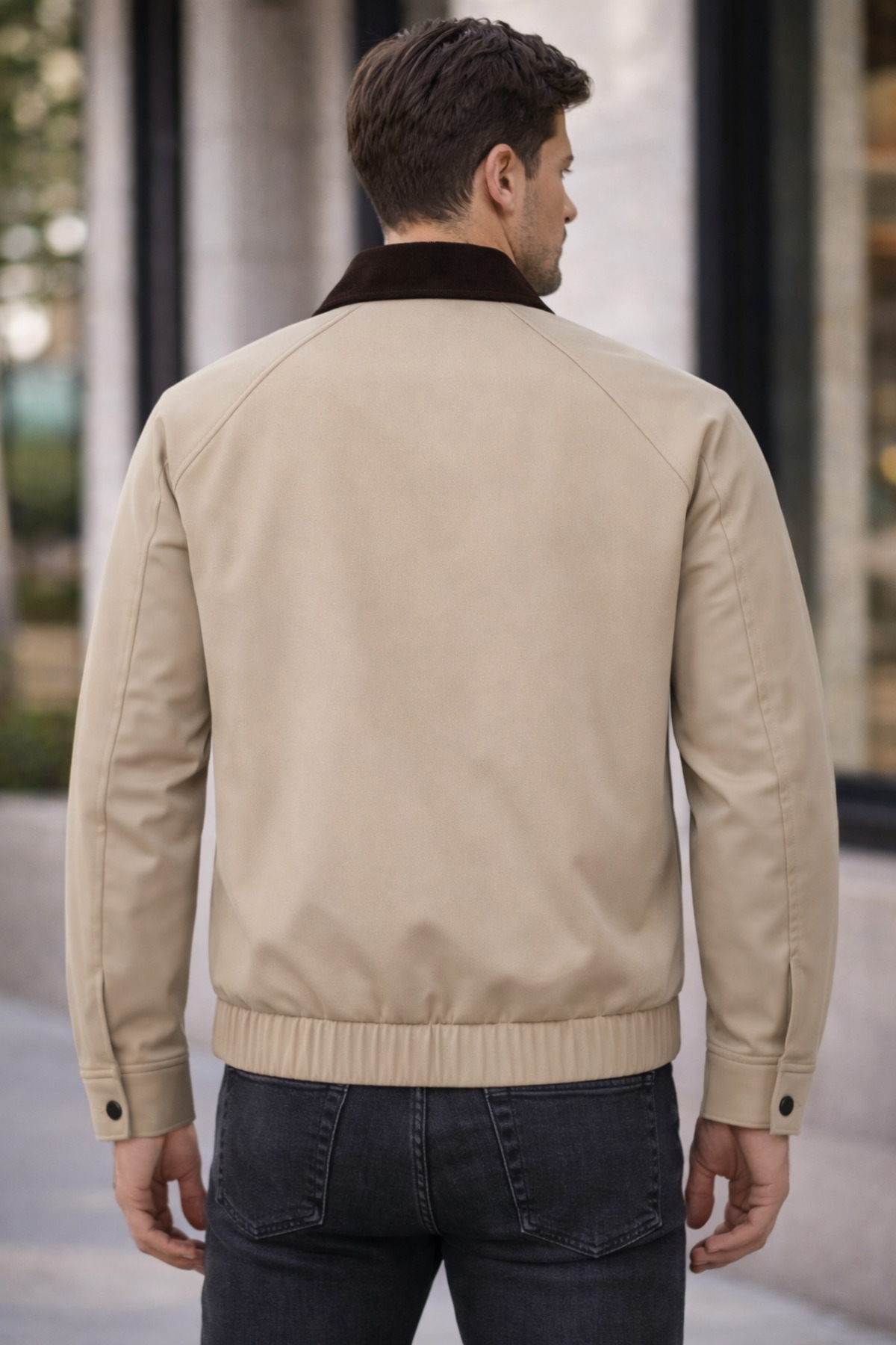 Boymen  Erkek Oversize Ceket Premium Mevsimlik bomber Ceket - Görsel 4