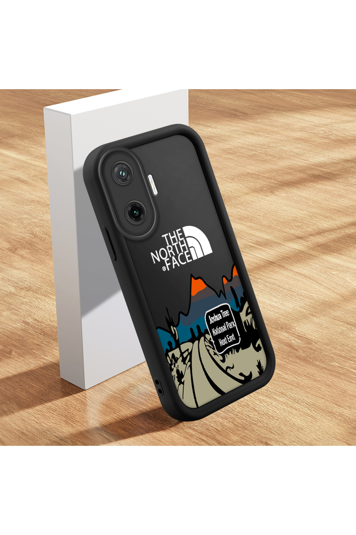 Poco F7 5G Compatible Case Slim Soft Silicone Phone Case Mountain Pattern