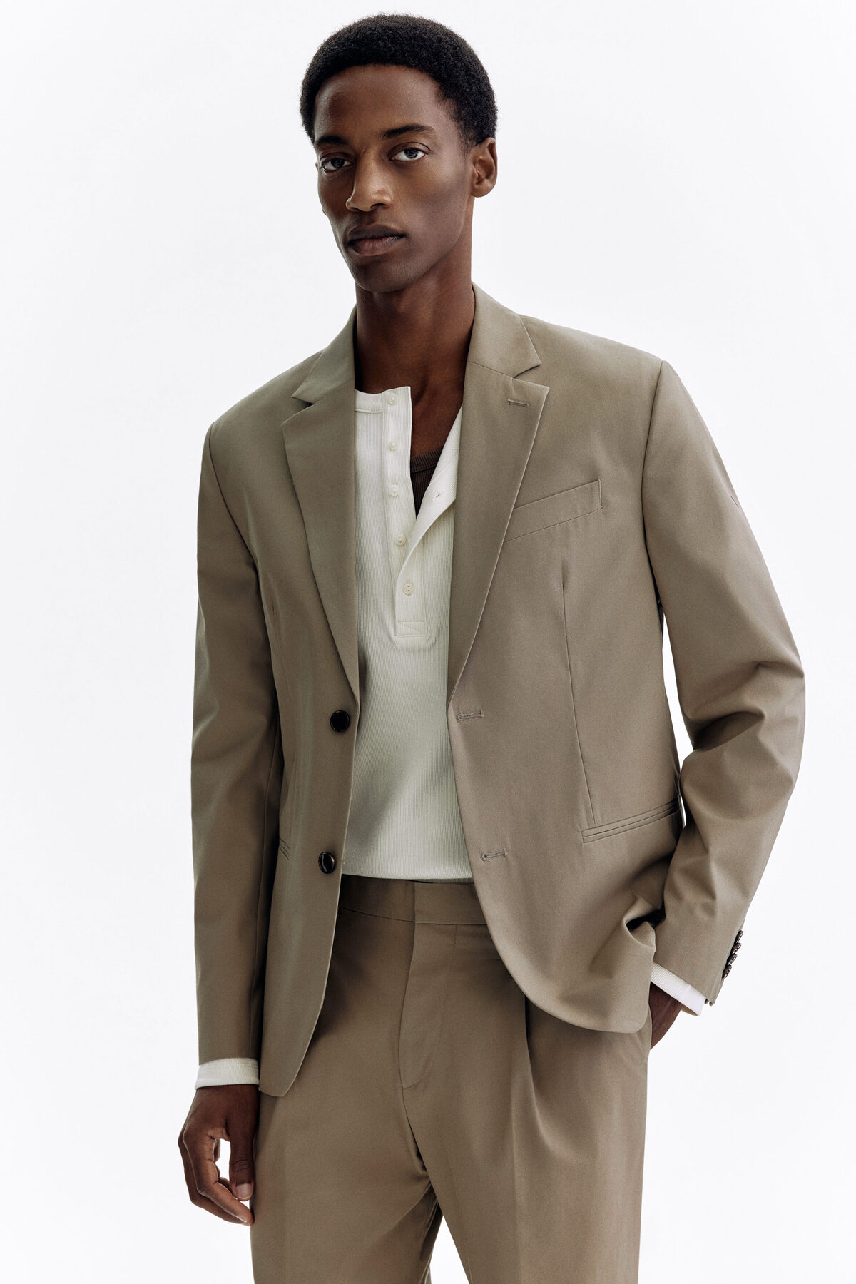 کت تک دکمه سایز معمولی اچ اند ام کت بلیزر H&M