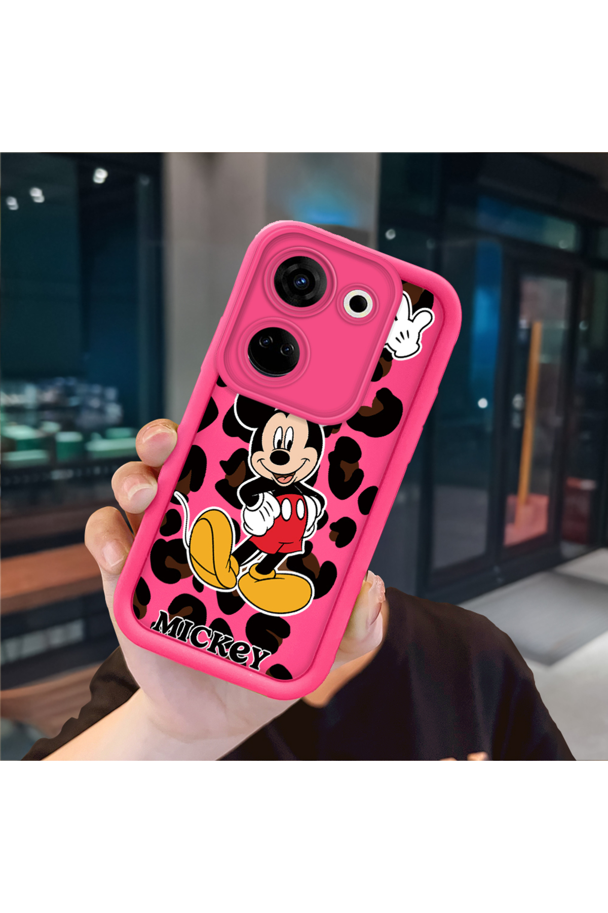 Tecno Camon 20 Pro 4G Compatible Pink Red Silicone Case Shockproof Camera Protection