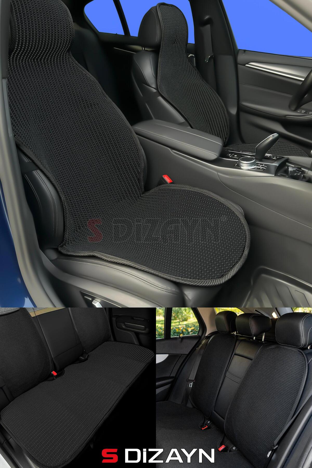 S Dizayn S-Dizayn Oto Koltuk Koruyucu Kılıf Set Siyah Universal 2+3 Parça Ön Arka TOK-SY-5 fotoğrafı 3 (önizleme)