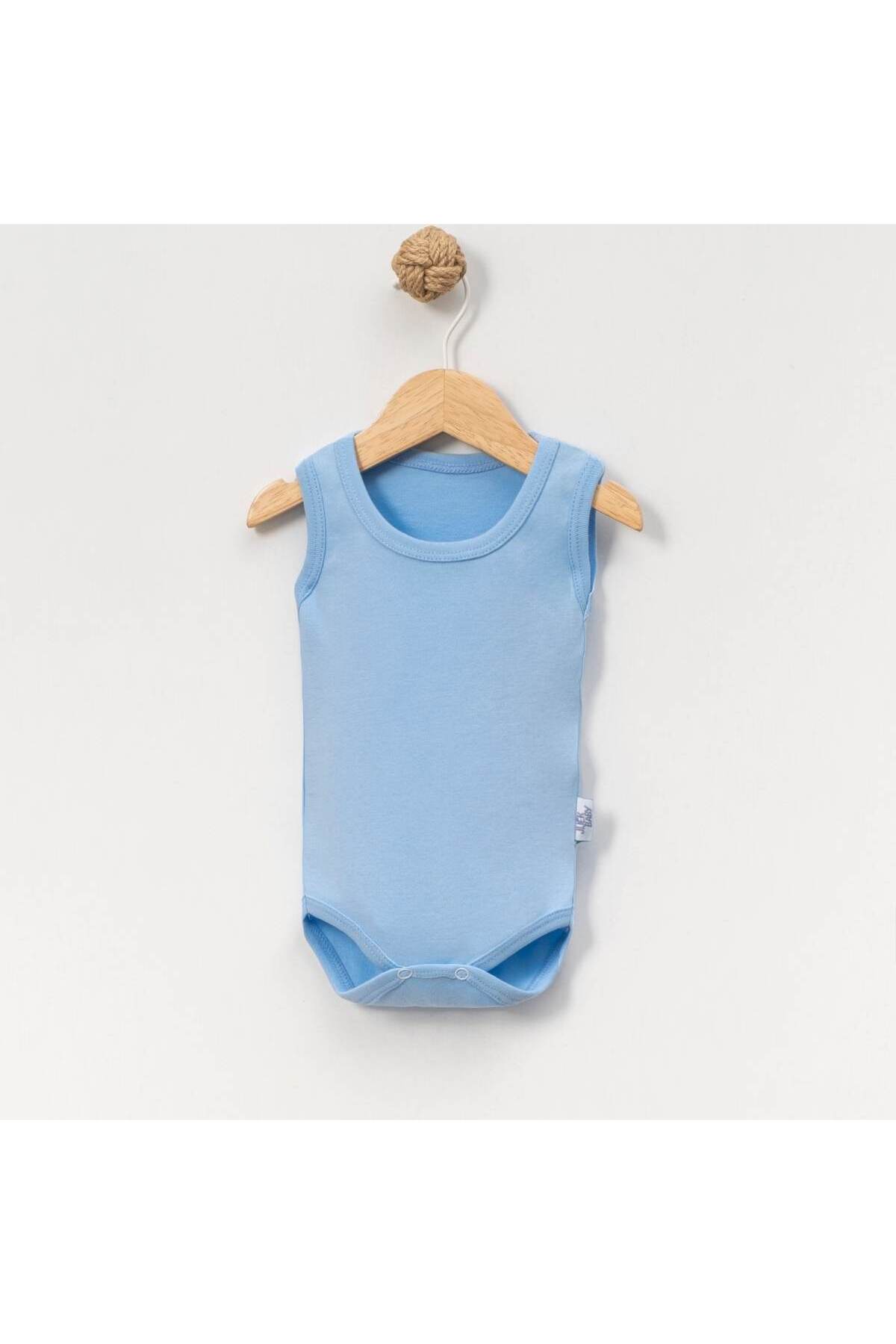 jijek baby kids 5’li Paket Askılı Bebek Body %100 Pamuk Çıtçıtlı Atlet Body – Unisex Yenidoğan & Bebek İç Giyim fotoğrafı 3 (önizleme)