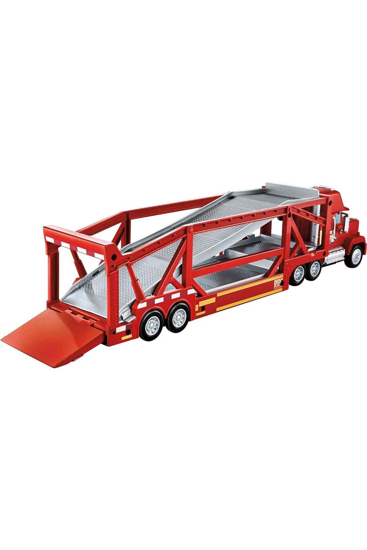 Cars Mack Transporter Tır Araç Taşıma Ve Random 2 Adet 1:55 Ölçek Araba McQueen Orijinal fotoğrafı 5 (önizleme)