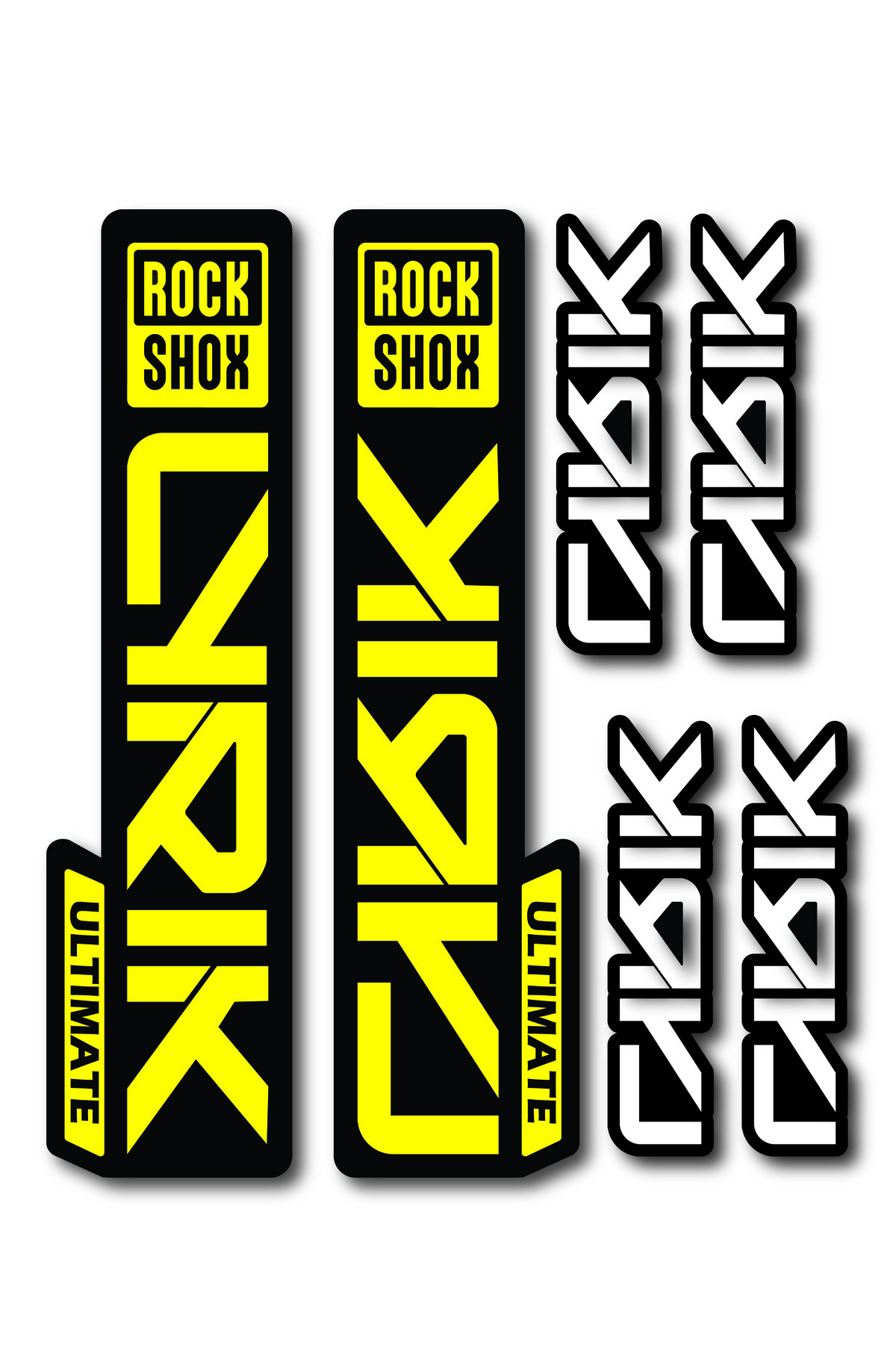ca kay bu Rock Shox Lyrik Ultimate Ön Maşa Sticker Seti – 22,55,7