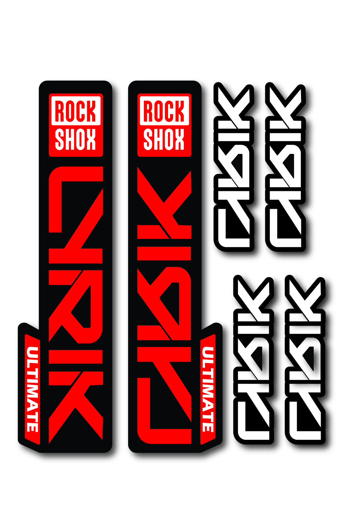 ca kay bu Rock Shox Lyrik Ultimate Ön Maşa Sticker Seti – 22,55,7