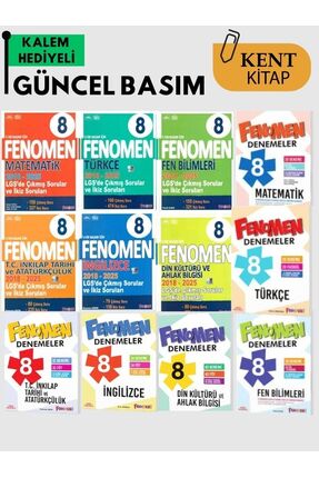 Fenomen Yayıncılık Fenomen Yayınları 12 Kitap Set – Çıkmış Sorular – Branş De...