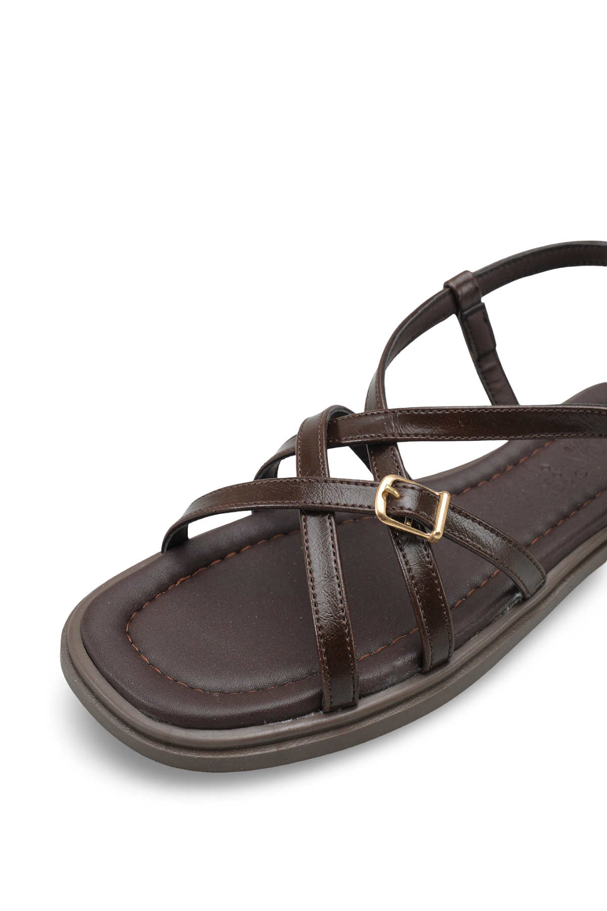 Riccon  Kadın Sandalet 00121002 Kahverengi Rustik - Görsel 2