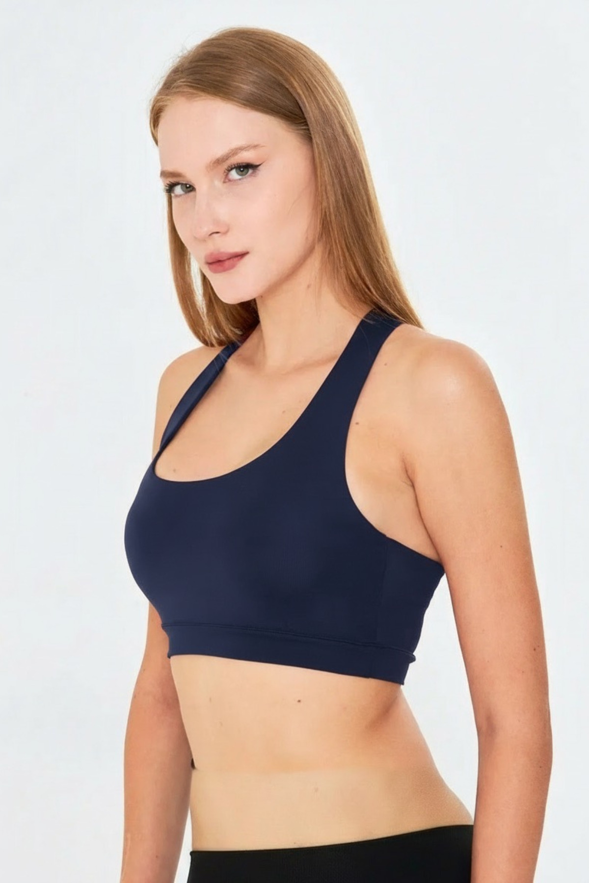 FLAMOVA SIRT ÇAPRAZ DETAYLI SPOR SÜTYENİ SPOR BRALET görsel 3