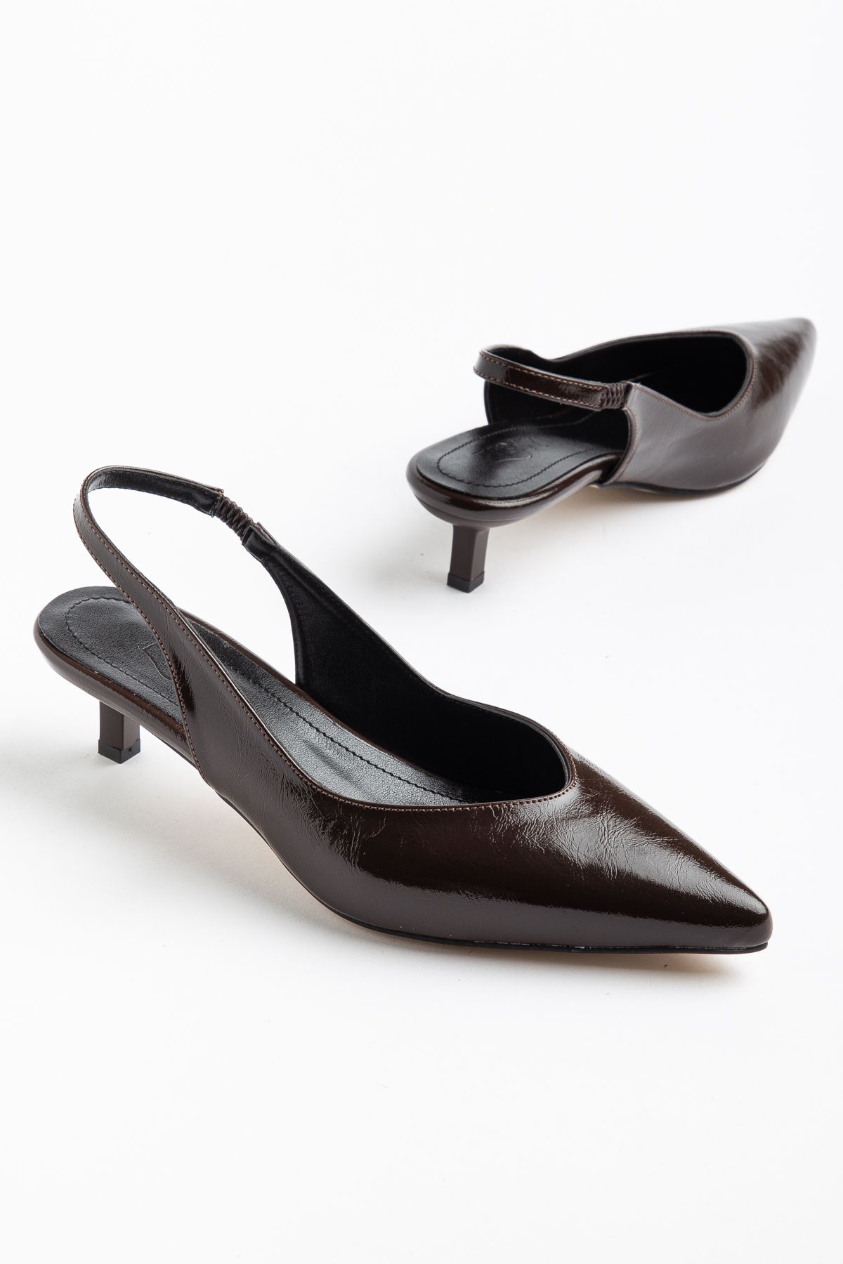 Elosy  SELA KAHVERENGİ KISA TOPUKLU AYAKKABI - Görsel 2