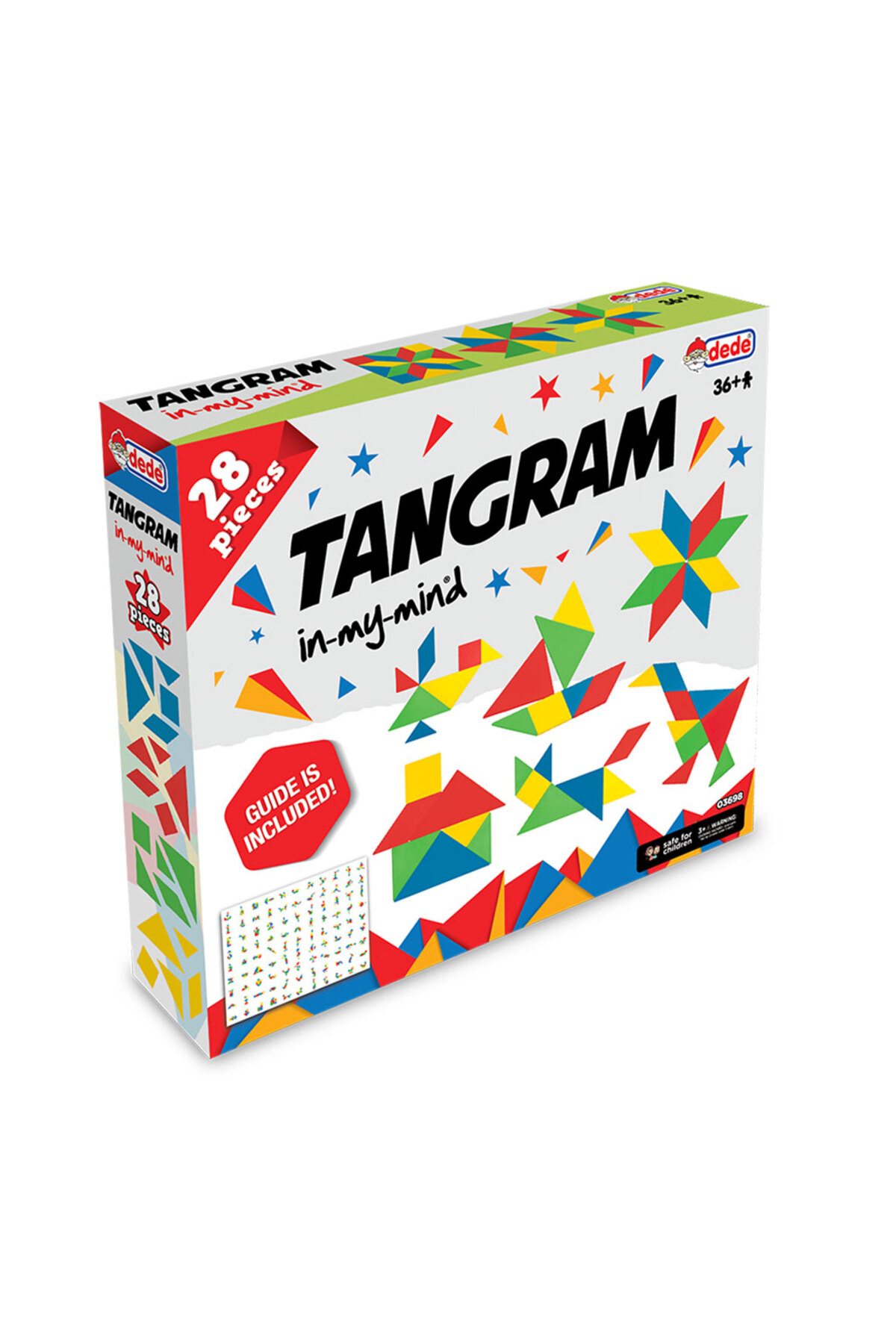 Sayıcı Kids Tangram 28 Parça Kutulu | +3 Yaş Eğitsel Tangram Oyunu | Çocuklar İçin Mantık & Zeka Seti fotoğrafı 2 (önizleme)