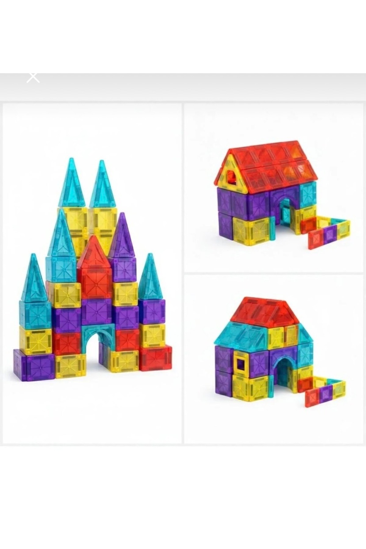 synshop Minecraft Tarzı Manyetik Mıknatıslı Yapı Blok Küp Karo Blok 26 Parça STEM Zeka Geliştici Eğitici fotoğrafı 6 (önizleme)