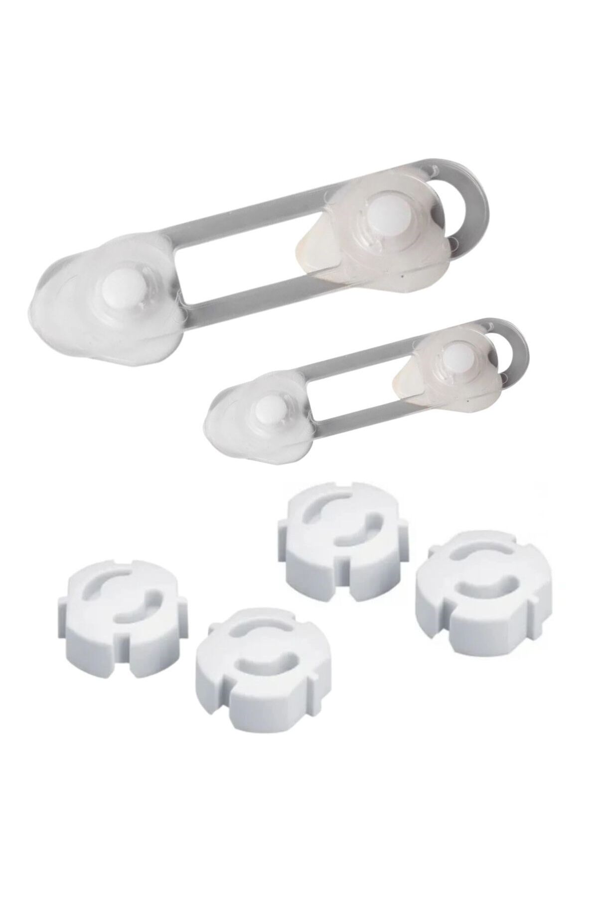 Angel Of Life 6 Parça Çocuk Güvenlik 3'lü Seti-2 Boy Çekmece,Dolap Kilidi ve 4 Adet Priz İçi Güvenlik Düğmesi fotoğrafı 2 (önizleme)