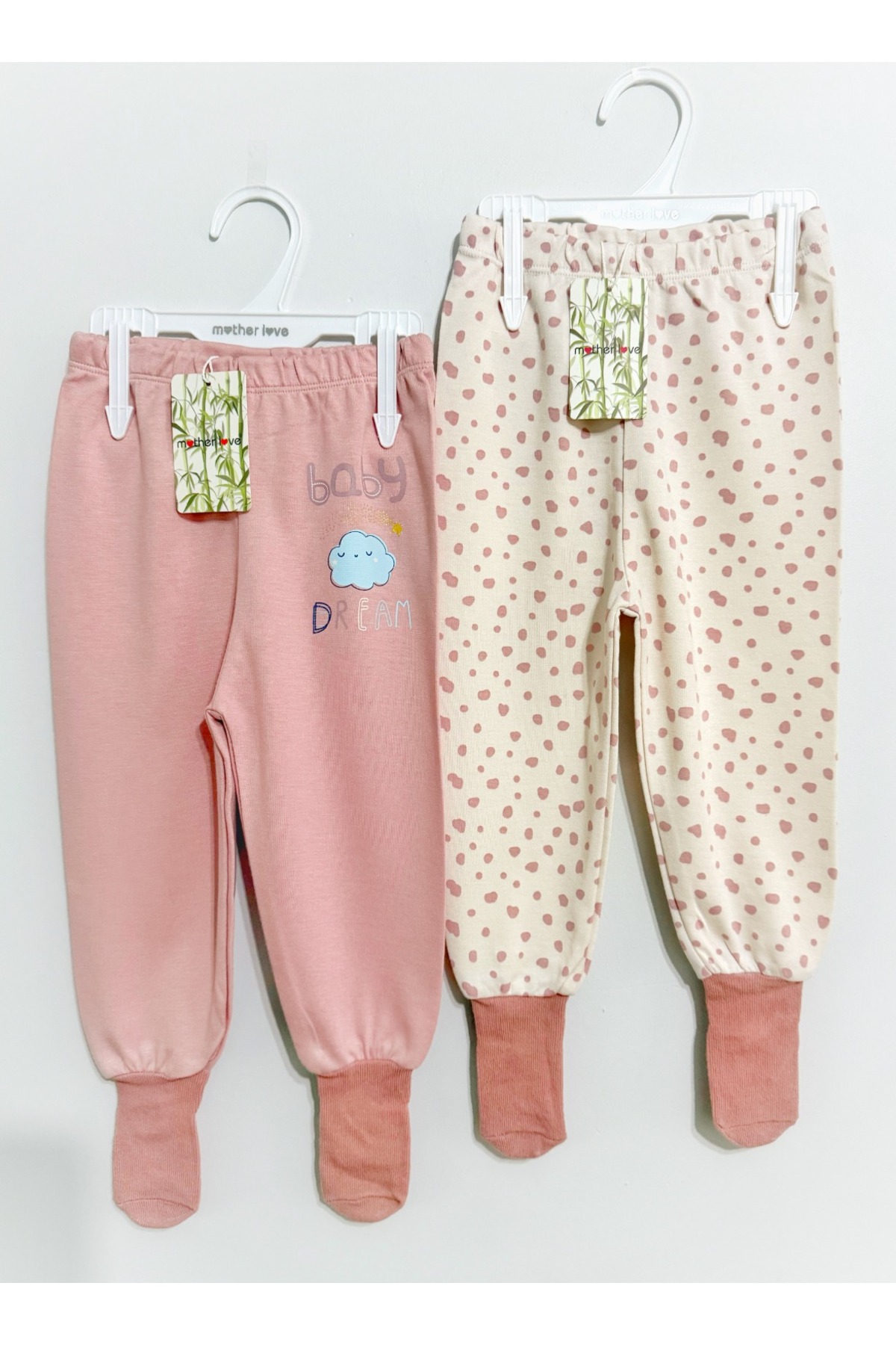 Mother Love 2 li çoraplı pantolon pijama fotoğrafı 2 (önizleme)