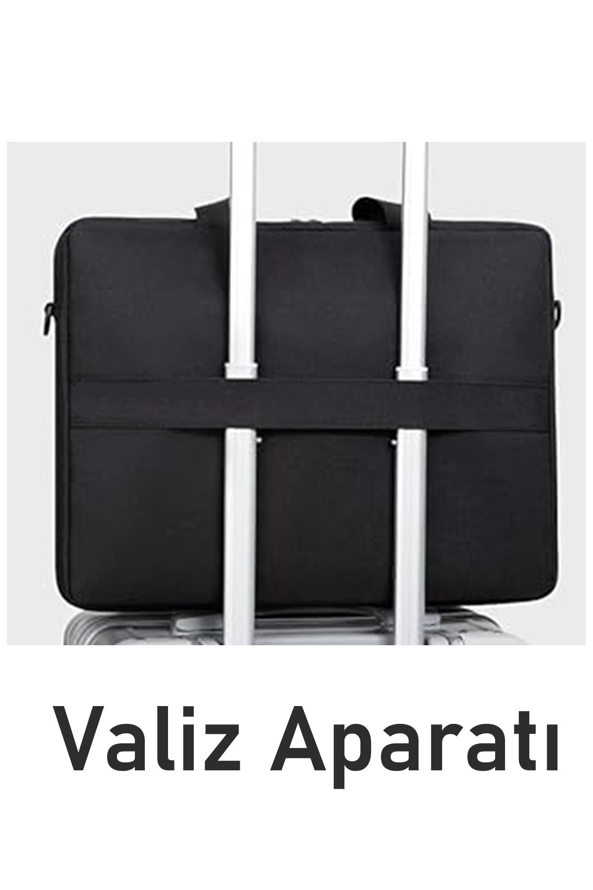 the modawest  15.6-16.1 Inç Uyumlu Evrak Laptop Notebook Çantası - Görsel 3