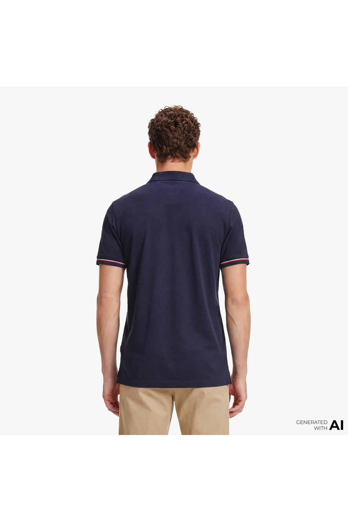 پولوشرت مردانه یقه پلو | تامی هیلفیگر Tommy Hilfiger MW0MW41612 VN - تصویر 2