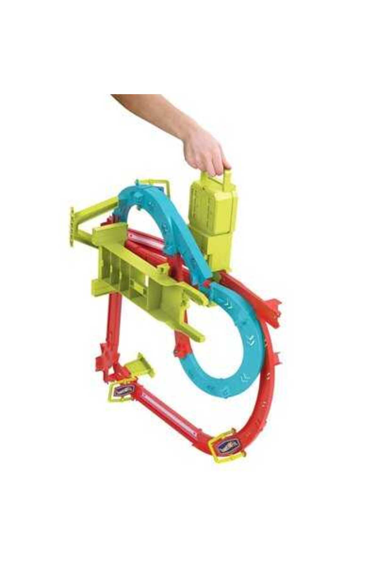 HOT WHEELS HPC07 Neon Yarışlar Çoklu Yarış Heyecanı Pist Seti fotoğrafı 7 (önizleme)