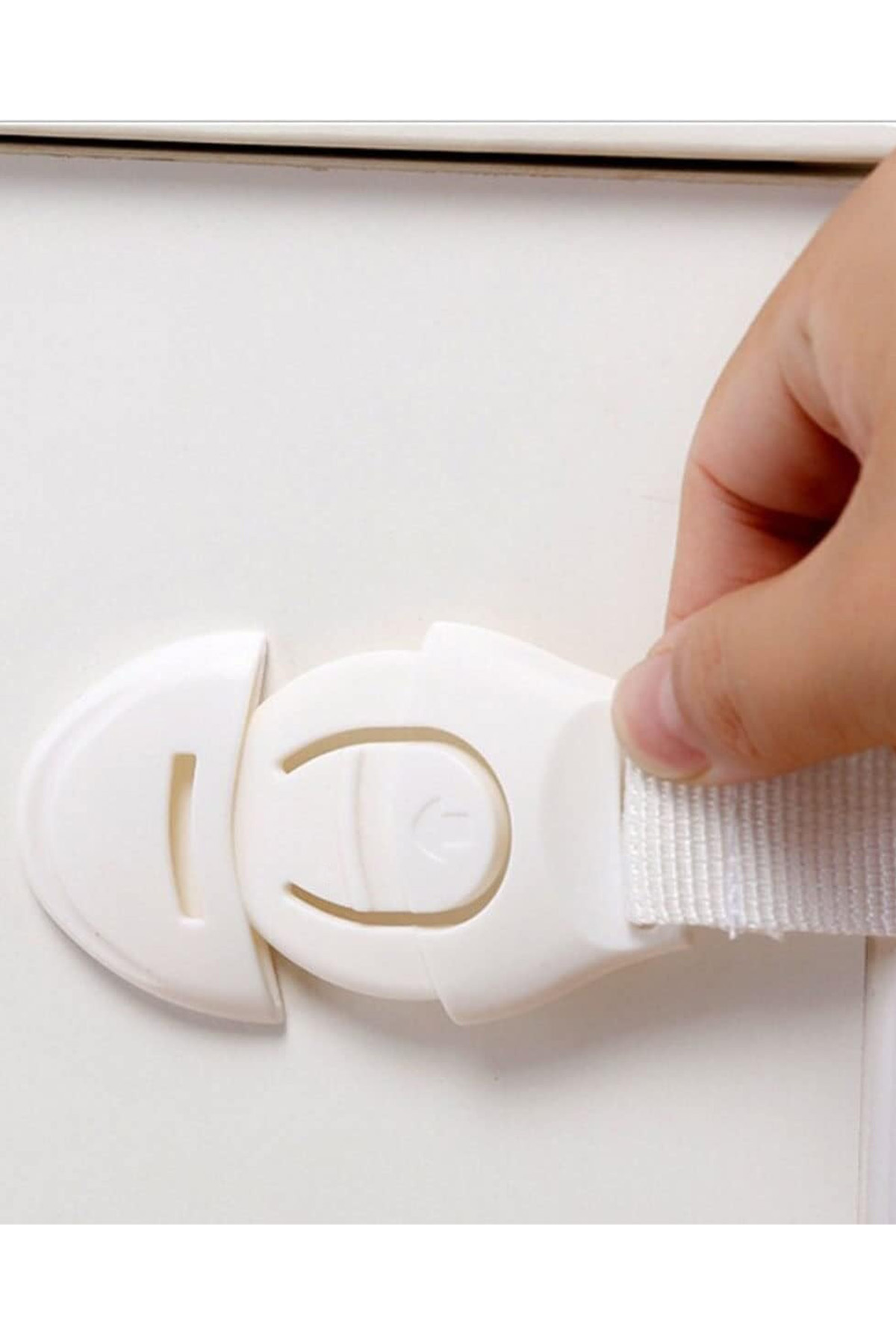 İdeal Baby 1 Adet Kordonlu Çok Amaçlı Çekmece Kilidi Güvenlik Emniyet Kilidi Dolap Fırın Buzdolabı Kilidi fotoğrafı 5 (önizleme)