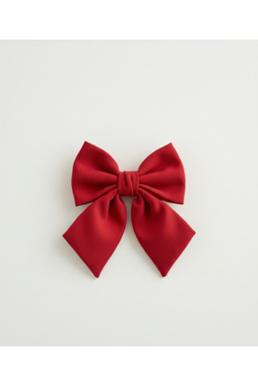 ADeN Accessories & Punch Kırmızı Fiyonk Otomatik Toka – Kız Çocuk & Kadın Saç...