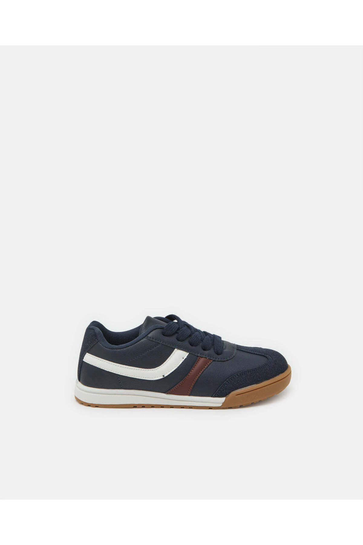 REDTAG Senior Boys Navy Material Block Sneakers