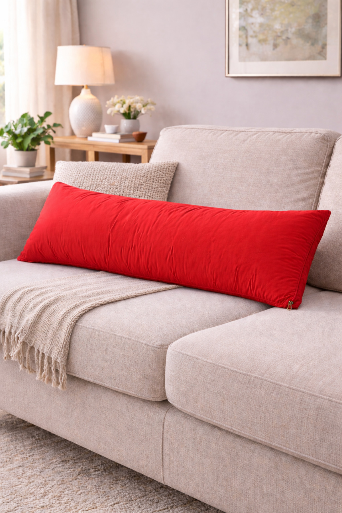 AREN HOME BABY Çok Amaçlı Boyun, Bacak, Bel Destek Yastığı 20x60 cm fotoğrafı 2 (önizleme)