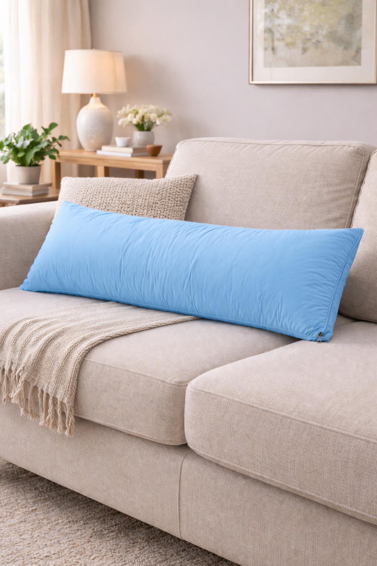 AREN HOME BABY Çok Amaçlı Boyun, Bacak, Bel Destek Yastığı 20x60 cm fotoğrafı 2 (önizleme)