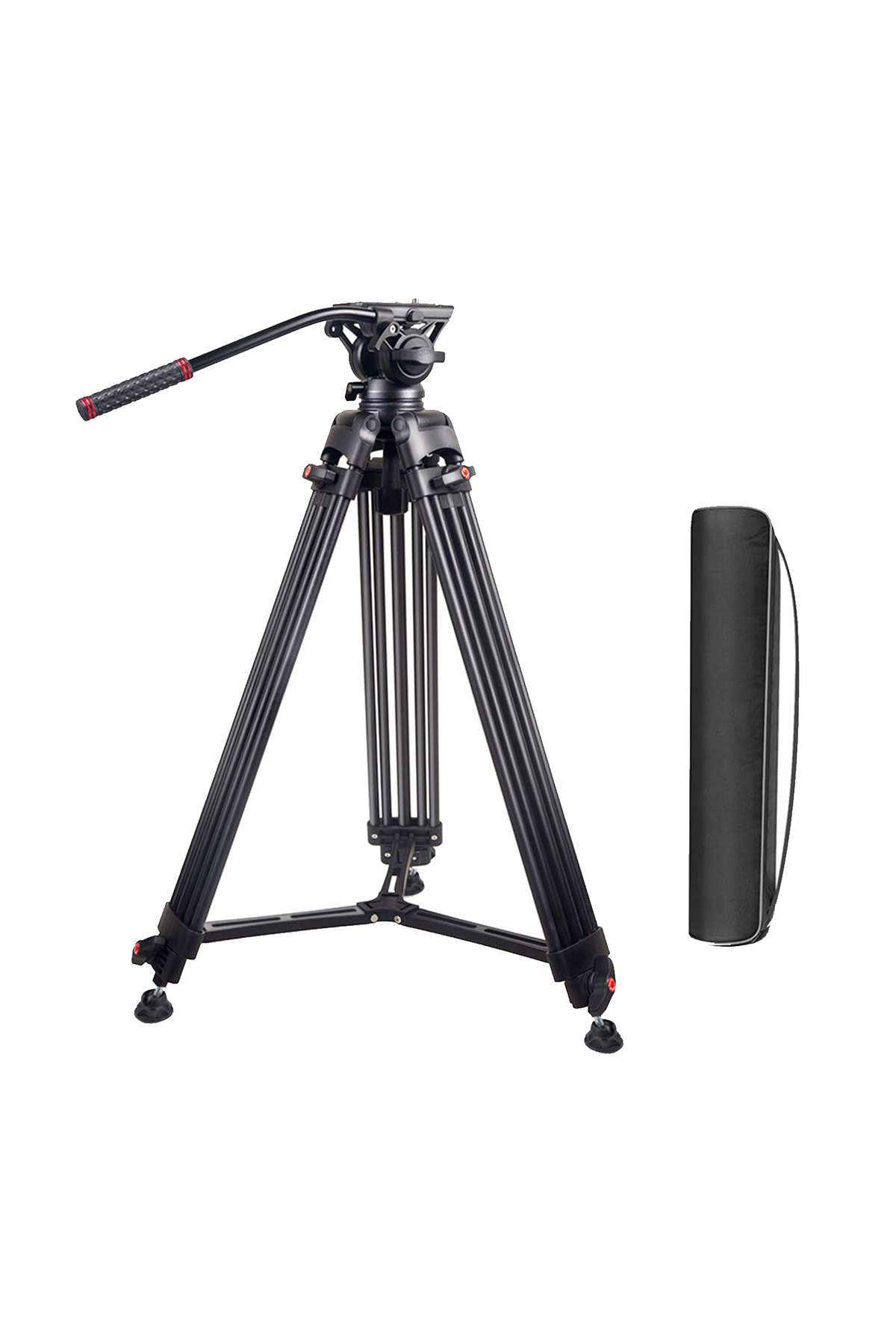 Gdx 985 Profesyonel Video ve Fotoğraf Tripod 10kg Taşıma Kapasiteli VH07 Fluid Kafa 176cm Boy - Fiyatı, Yorumları