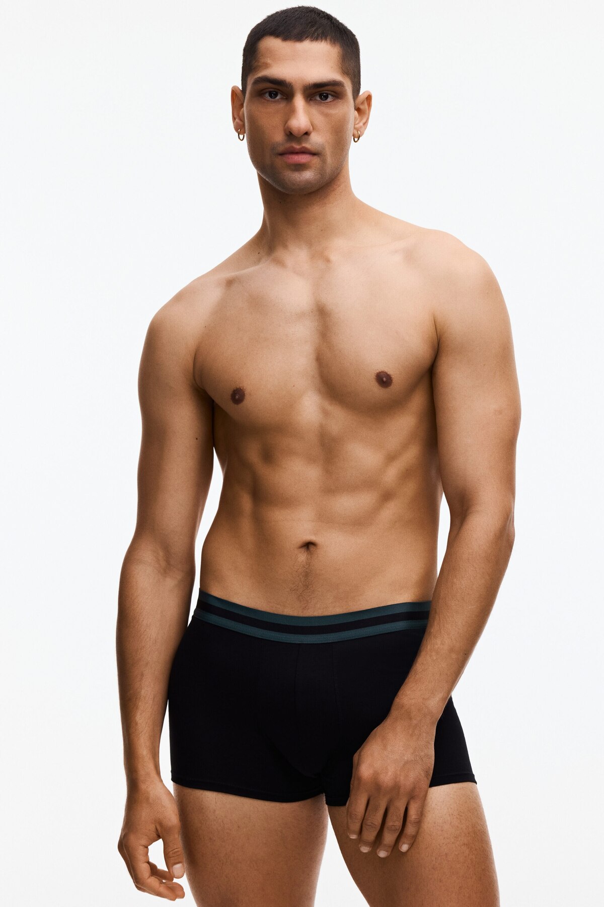 بسته 10 عددی شورت بوکسور نخی اچ اند ام باکسر H&M
