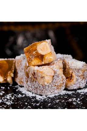 Zalifra Duble Fındıklı (NET 430 GR) Meşhur Safranbolu Lokumu Vegan, Glikozsuz...