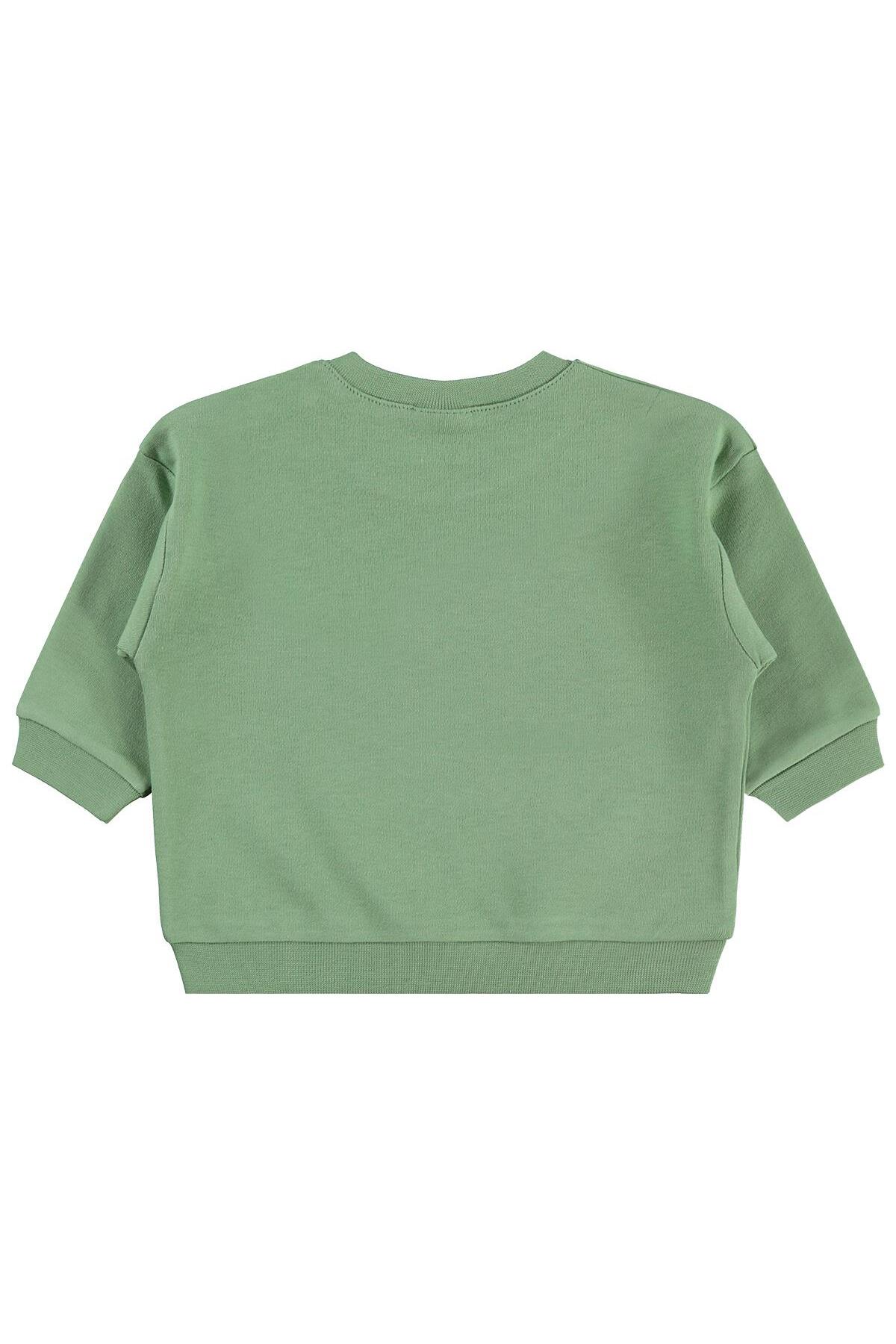 Civil Baby Basic 3-18 Ay Sweatshirt - Haki 6-9 Ay fotoğrafı 2 (önizleme)